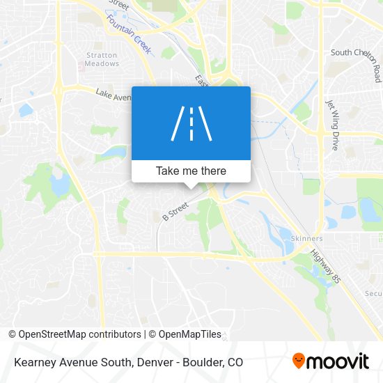 Mapa de Kearney Avenue South