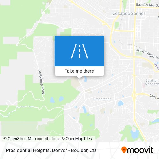 Presidential Heights map