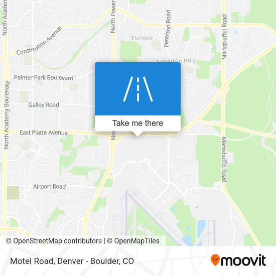 Mapa de Motel Road