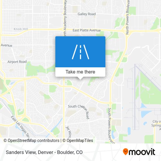 Sanders View map