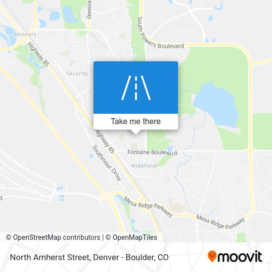 Mapa de North Amherst Street