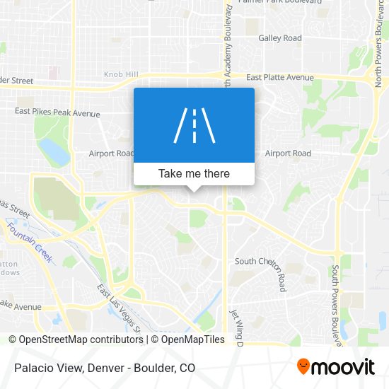 Palacio View map