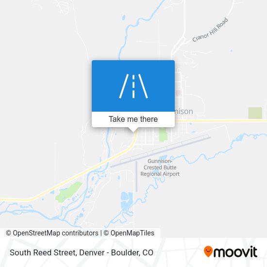 South Reed Street map