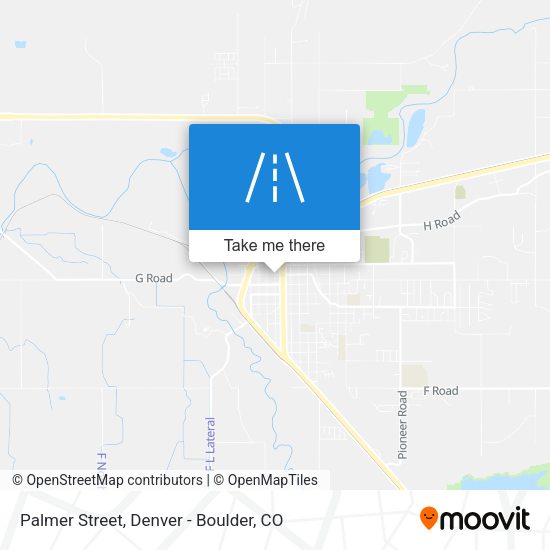Palmer Street map