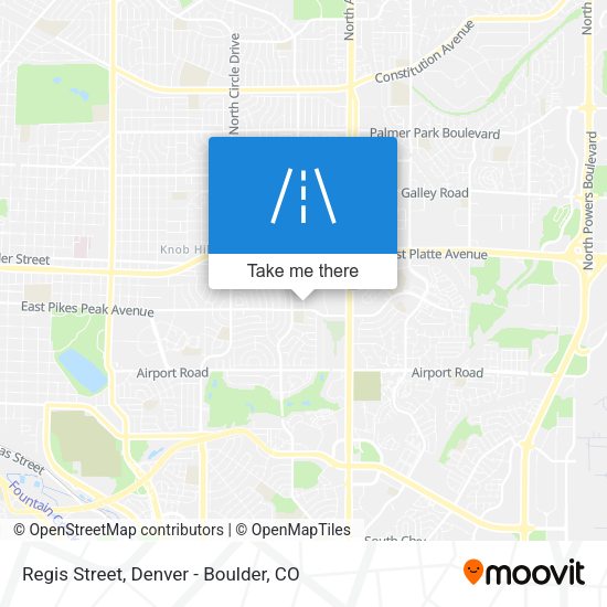Regis Street map