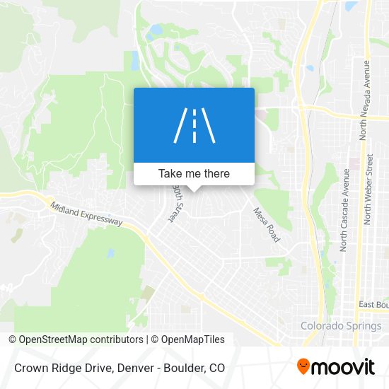 Crown Ridge Drive map