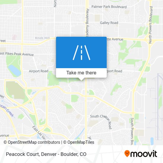 Peacock Court map