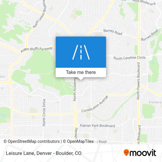 Leisure Lane map