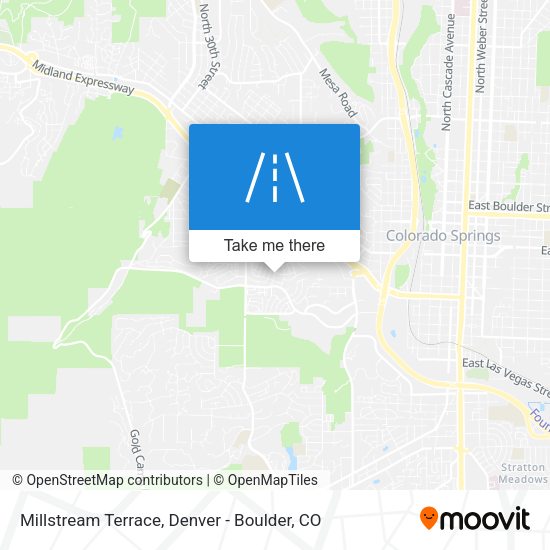 Millstream Terrace map