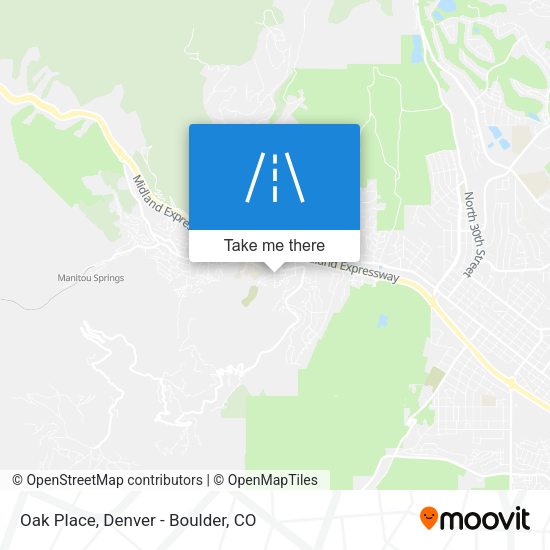 Mapa de Oak Place