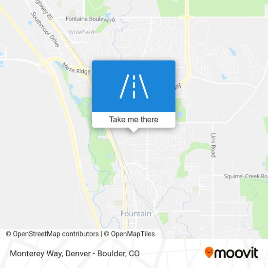Mapa de Monterey Way