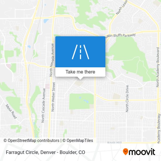 Farragut Circle map