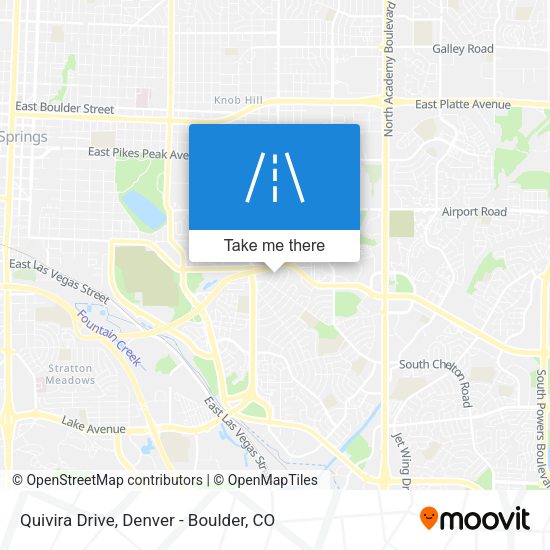 Quivira Drive map