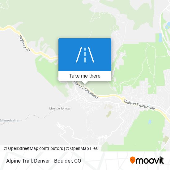 Alpine Trail map