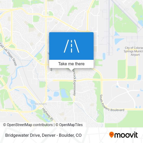 Bridgewater Drive map