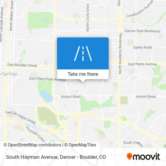 Mapa de South Hayman Avenue