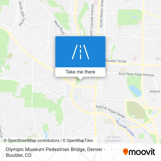 Olympic Museum Pedestrian Bridge map