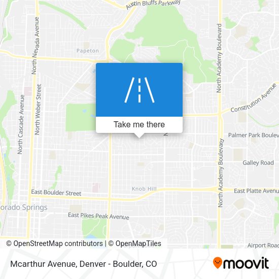 Mcarthur Avenue map