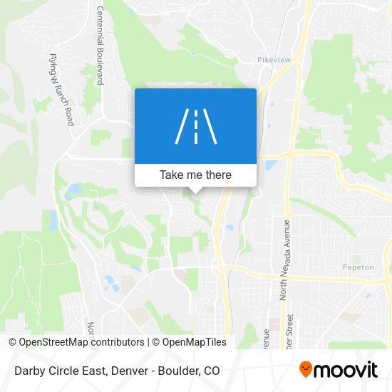 Darby Circle East map