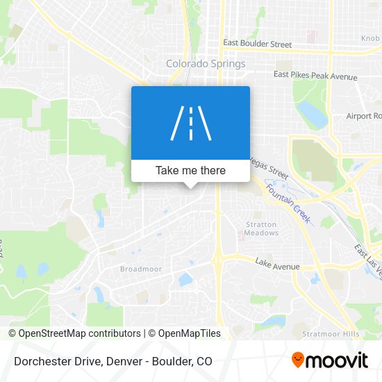Mapa de Dorchester Drive