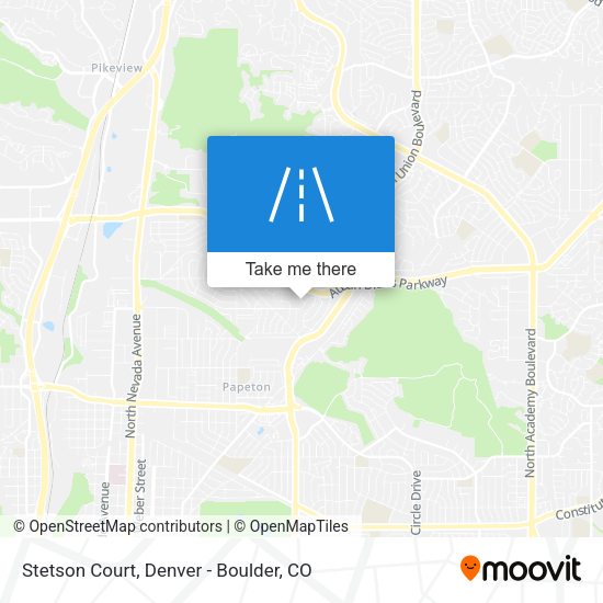 Mapa de Stetson Court