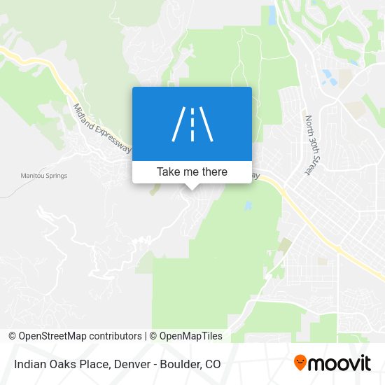 Indian Oaks Place map