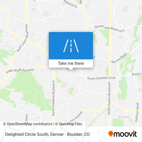 Delighted Circle South map