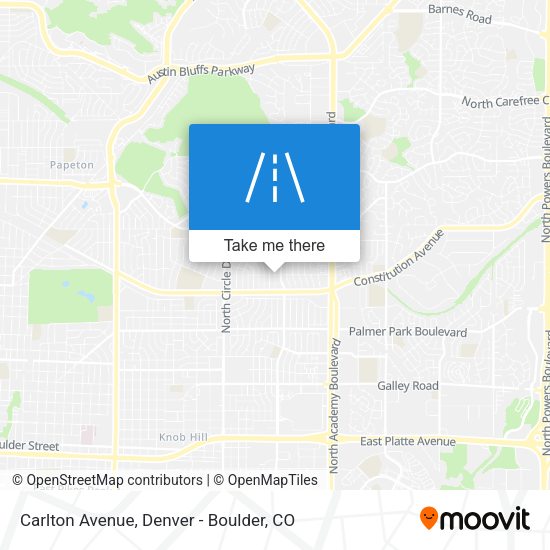 Mapa de Carlton Avenue