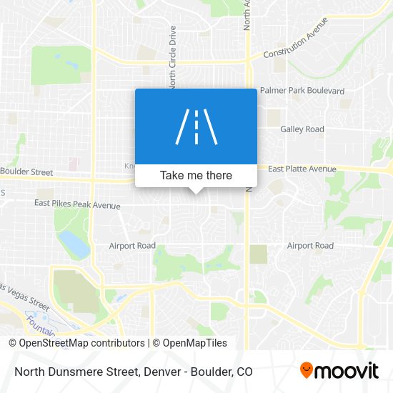 Mapa de North Dunsmere Street