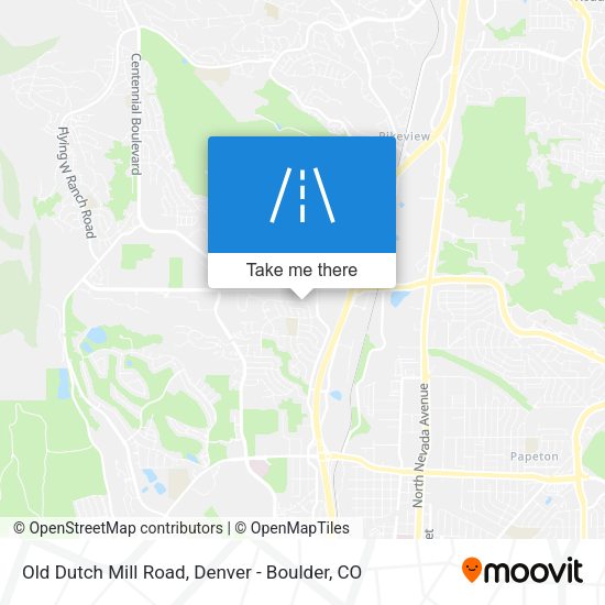 Mapa de Old Dutch Mill Road