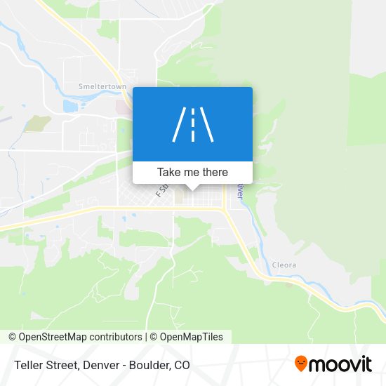 Teller Street map