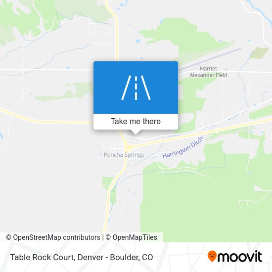 Table Rock Court map