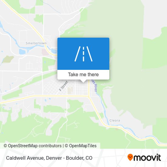 Caldwell Avenue map