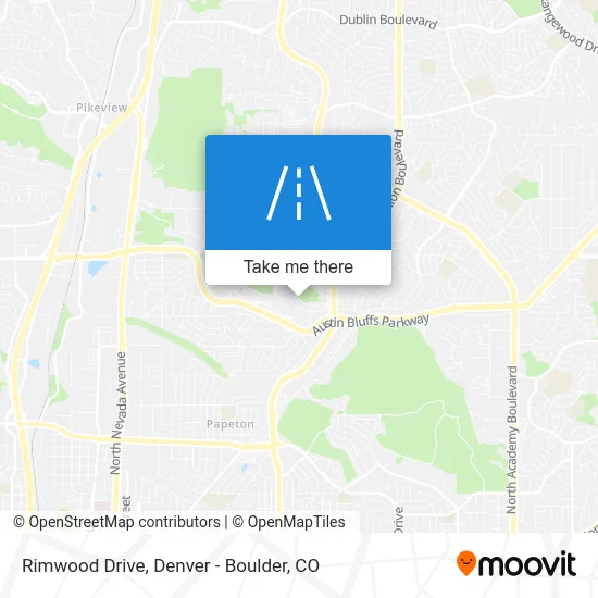 Rimwood Drive map