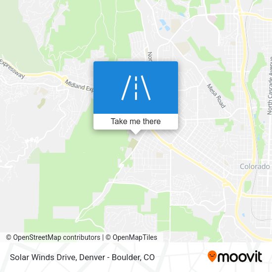 Solar Winds Drive map