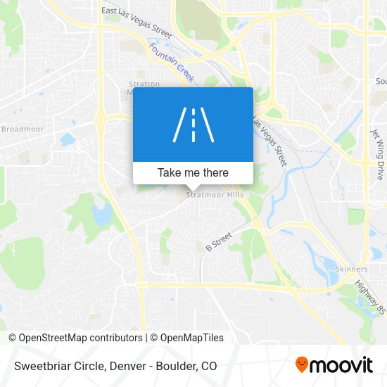 Sweetbriar Circle map
