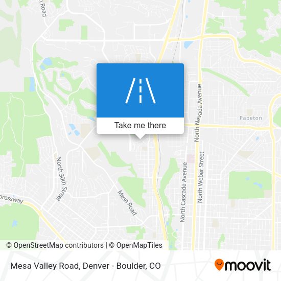 Mapa de Mesa Valley Road