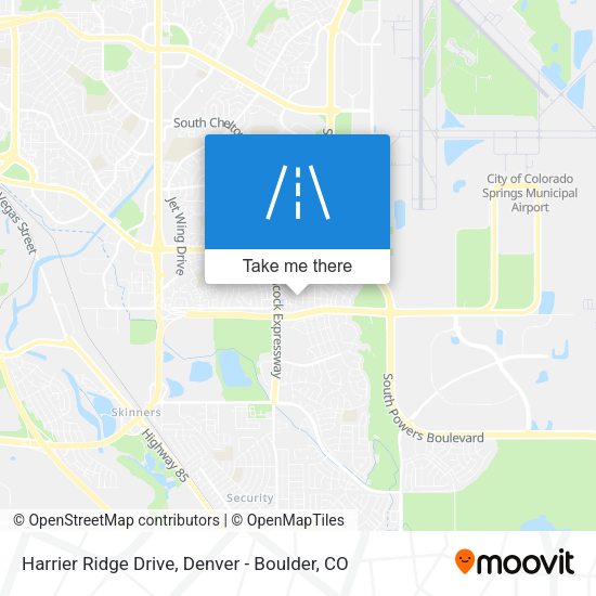 Mapa de Harrier Ridge Drive