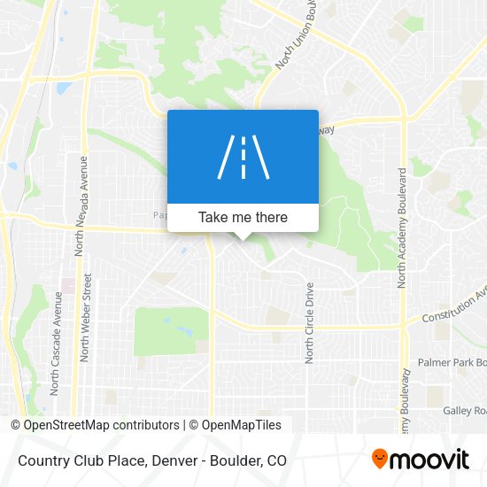 Country Club Place map