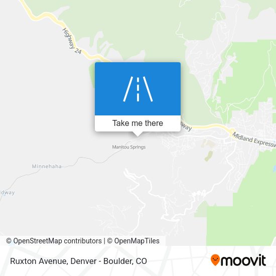 Ruxton Avenue map