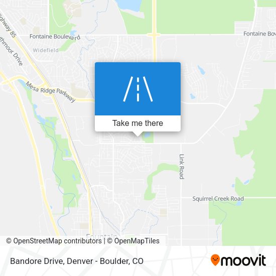 Bandore Drive map