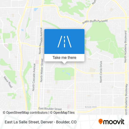 East La Salle Street map