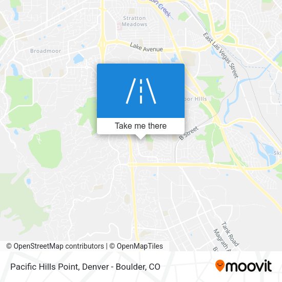 Pacific Hills Point map