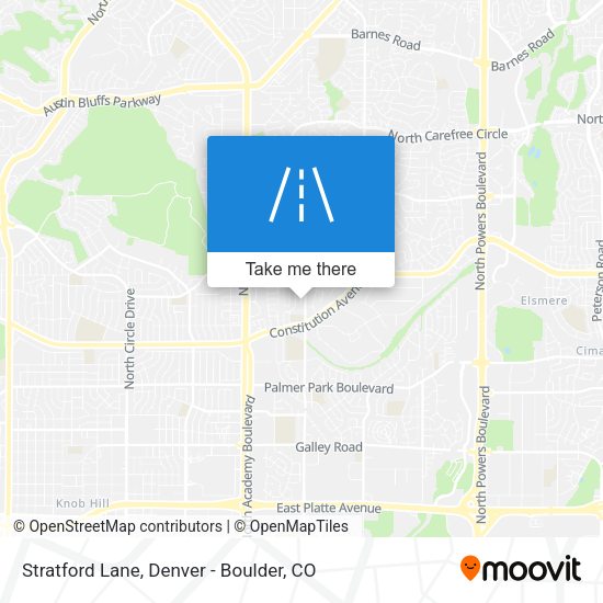 Mapa de Stratford Lane