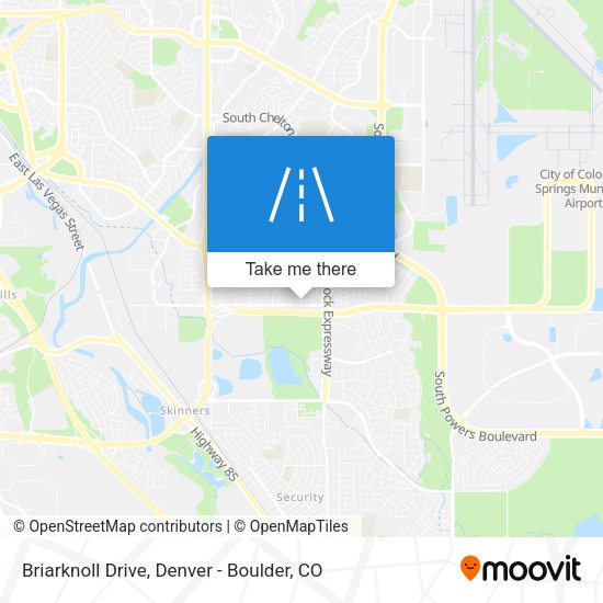Briarknoll Drive map