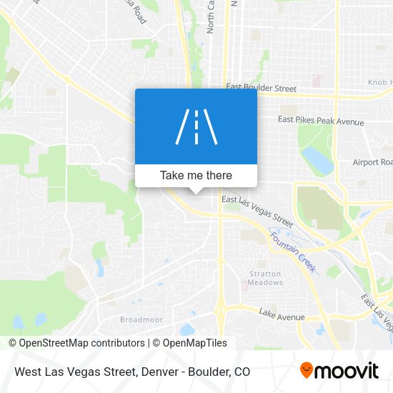 Mapa de West Las Vegas Street