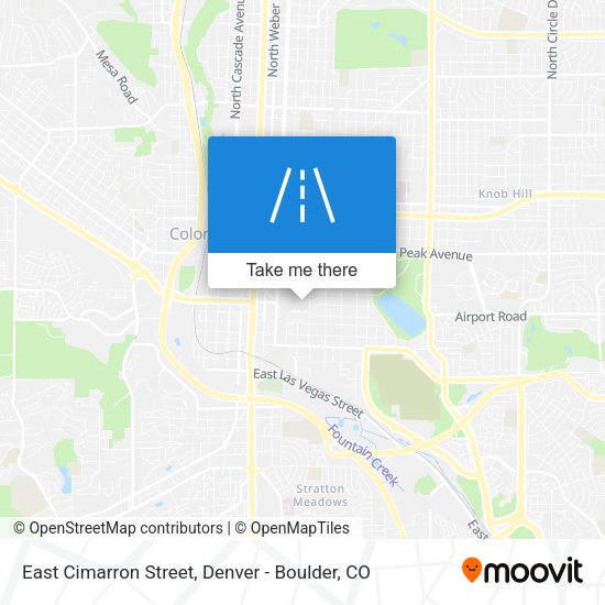Mapa de East Cimarron Street
