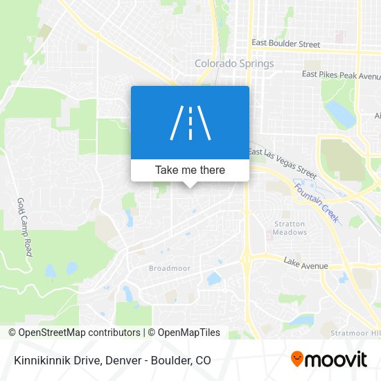 Kinnikinnik Drive map
