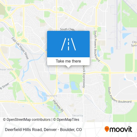Mapa de Deerfield Hills Road