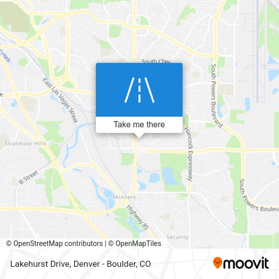 Lakehurst Drive map